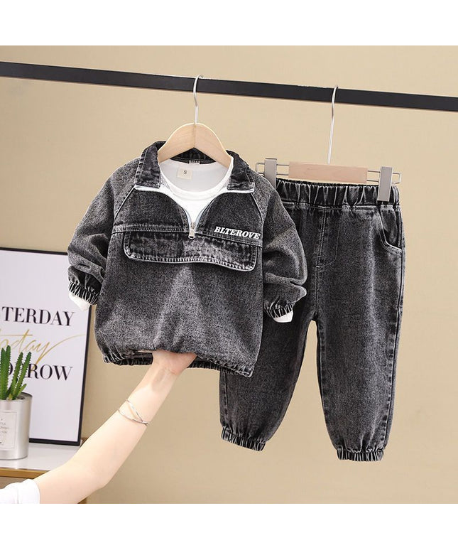 Boys Spring Clothing New Clothes Fashionable Handsome Children's Clothing