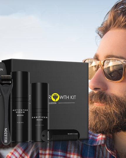 Beard Growth Liquid Beard Care Set