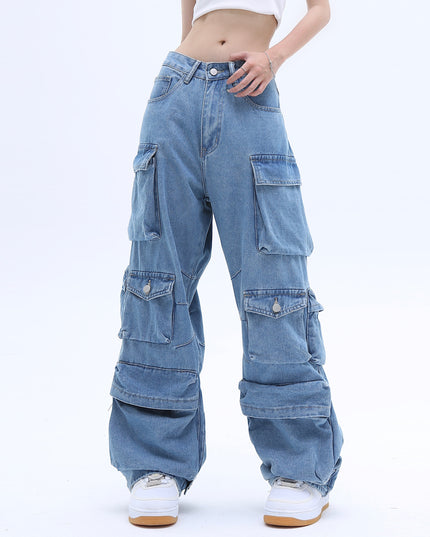 Washed Baggy Jeans