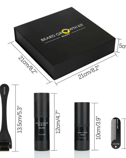 Beard Growth Liquid Beard Care Set