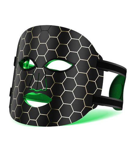 Revitalize Your Skin with the 7-Color LED Anti-Aging Facial Mask - Black