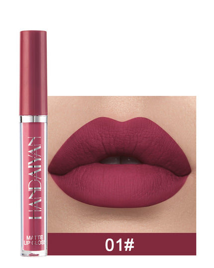 Matte Non-stick Cup Lip Gloss, Non-fading Matte Liquid Lipstick