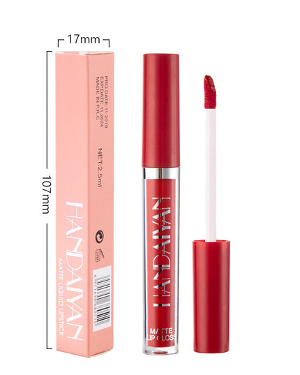 Matte Non-stick Cup Lip Gloss, Non-fading Matte Liquid Lipstick