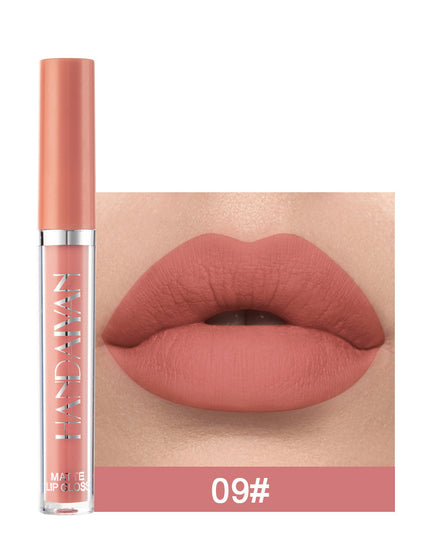 Matte Non-stick Cup Lip Gloss, Non-fading Matte Liquid Lipstick