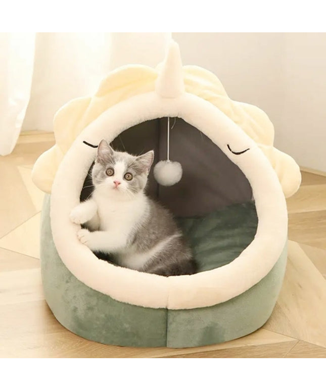 Adorable Dinosaur Pet House with Toy