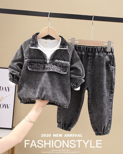 Boys Spring Clothing New Clothes Fashionable Handsome Children's Clothing