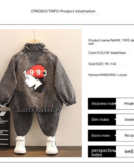 Boys Spring Clothing New Clothes Fashionable Handsome Children's Clothing