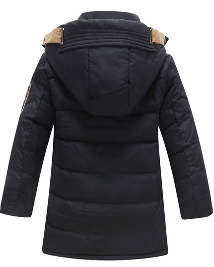 -30 Degree Children's Winter Jackets Duck Down Padded Children Clothing Big Boys