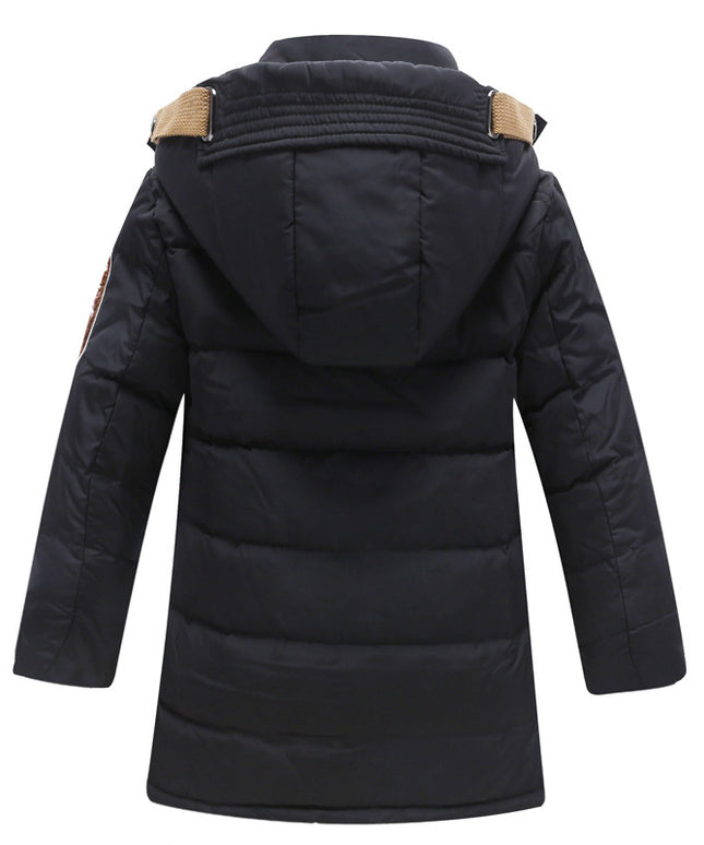 -30 Degree Children's Winter Jackets Duck Down Padded Children Clothing Big Boys