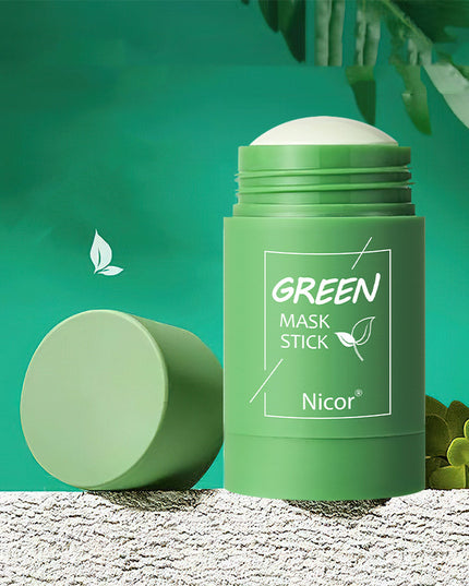 Cleansing Green Tea Mask Clay Stick Oil Control Anti-Acne