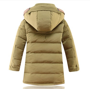 -30 Degree Children's Winter Jackets Duck Down Padded Children Clothing Big Boys