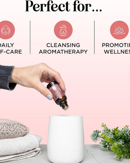 Clarify Headache Essential Oil Blend - Aromatherapy Blend Essential Oils for Diffusers for Home and Travel for Tension Headaches and Fogginess with Refreshing Peppermint Rosemary and Lavender Oils