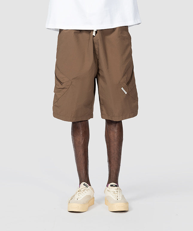 Man In The Street With Wide Leg Shorts