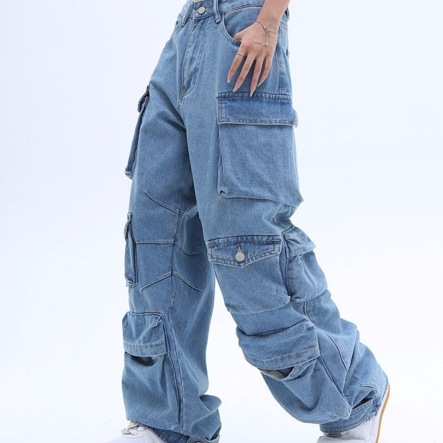 Washed Baggy Jeans