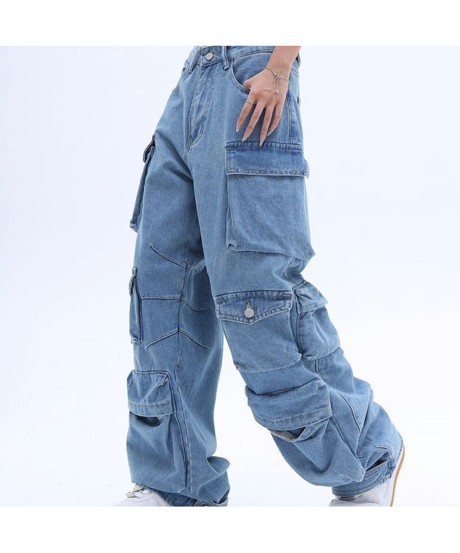 Washed Baggy Jeans
