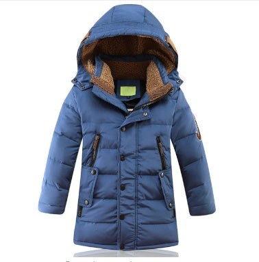 -30 Degree Children's Winter Jackets Duck Down Padded Children Clothing Big Boys