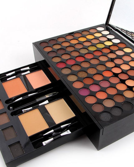 180 Colors Eyes Shadow Blush Set Personalized Piano-shaped Makeup Palette Box