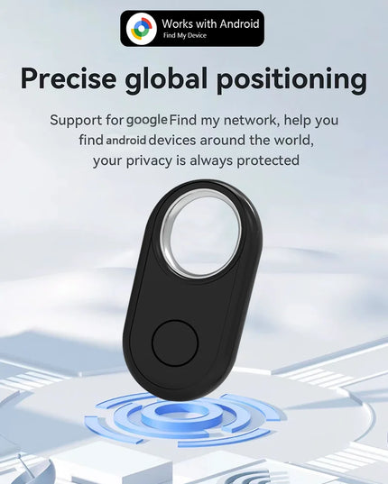 GPS Tracker for Samsung Phones Android Google Find My Device Bluetooth Locator Finder Global Positioning Anti-Lost Smart Tag