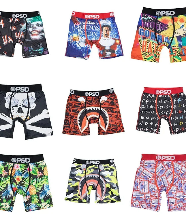 1Pcs Sexy Men Underwear Boxershorts Fashion Printed Man Underpants Panties Breathable Men Innerwear Cuecas Mens Boxer Underwear