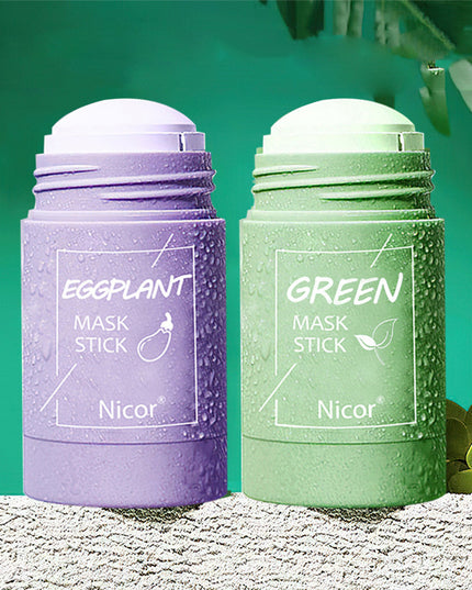 Cleansing Green Tea Mask Clay Stick Oil Control Anti-Acne
