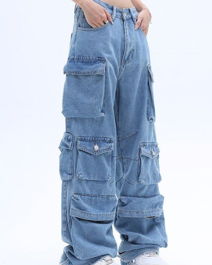 Washed Baggy Jeans