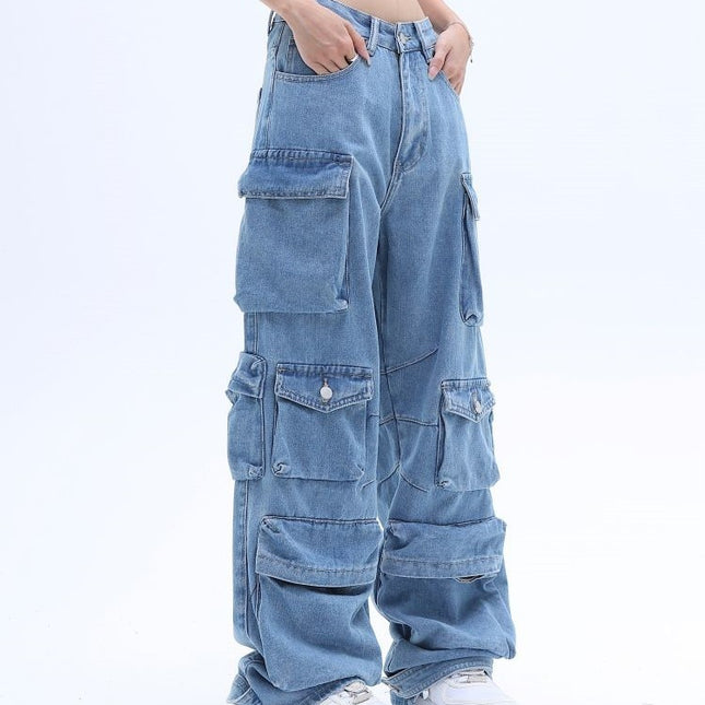 Washed Baggy Jeans