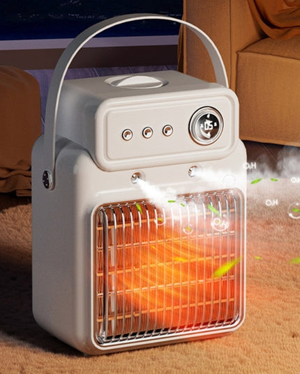 1200W 2 In 1 Efficient Room Heater Humidifying Table Heater Overheating Protections Heater Indoor Heater Suitable For Offices
