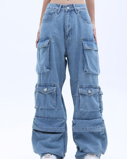 Washed Baggy Jeans