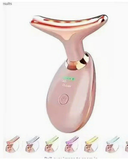 EMS Thermal Neck Lifting And Tighten Massager Electric Microcurrent Wrinkle Remover
