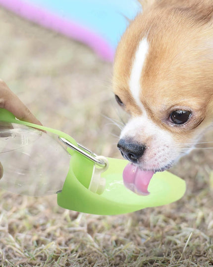 Portable Pet Water Bottle, Reversible & Lightweight Water Dispenser for Dogs and Cats