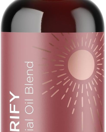 Clarify Headache Essential Oil Blend - Aromatherapy Blend Essential Oils for Diffusers for Home and Travel for Tension Headaches and Fogginess with Refreshing Peppermint Rosemary and Lavender Oils