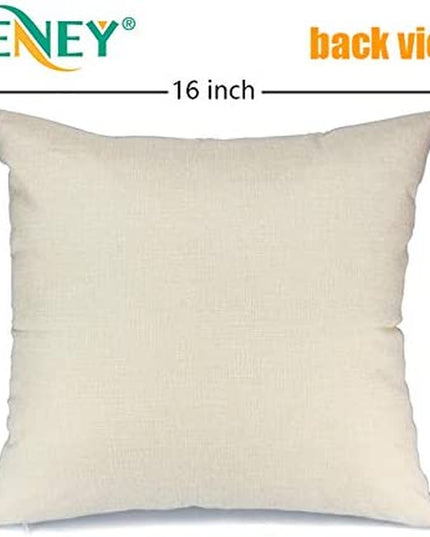 Christmas Pillow Covers 16X16 Set of 4, Home Noel Truck Christmas